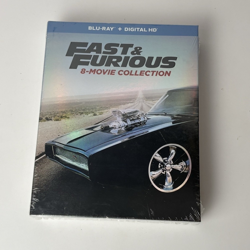 Fast & Furious: 8-Movie Collection (Blu-ray) New & Sealed